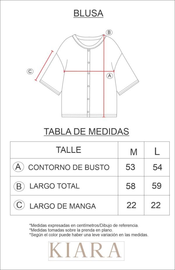 BLUSA MANGA CAMPANA CON TERMINACION ONDITAS - Imagen 6