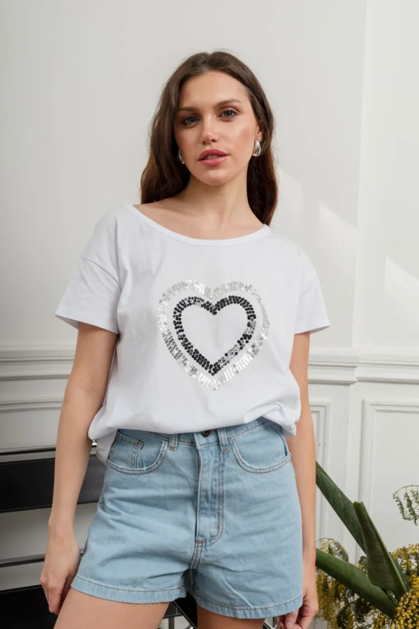 REMERA DOBLE CORAZON