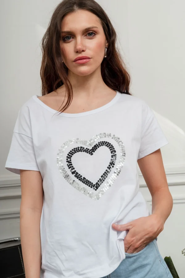 REMERA DOBLE CORAZON - Imagen 2