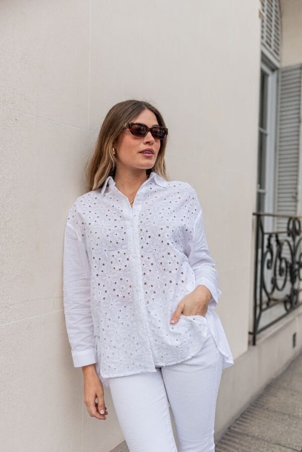 CAMISA OVER BRODERIE