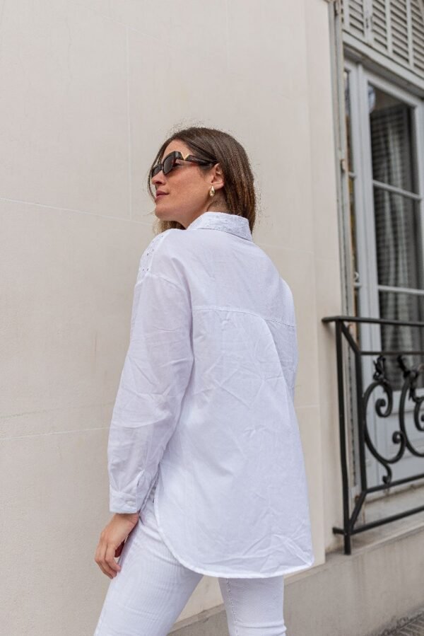 CAMISA OVER BRODERIE - Imagen 5
