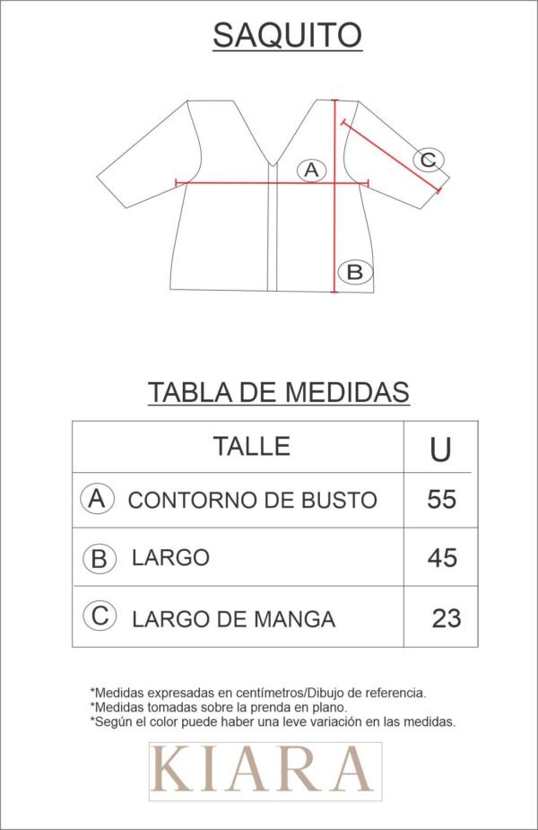 SAQUITO TEJIDO MANGA 3/4 - Imagen 5