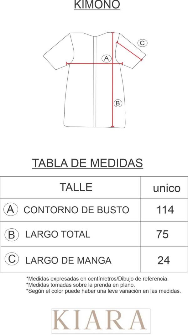 KIMONO CORTO ESTAMPADO HOJAS - Imagen 7