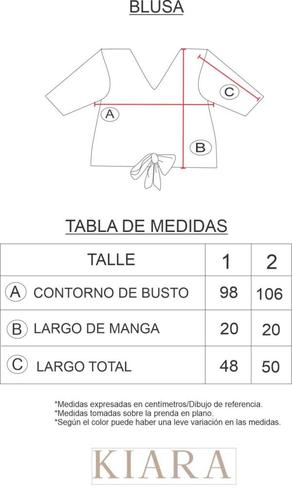 BLUSA CON LAZO EN CINTURA - Imagen 6
