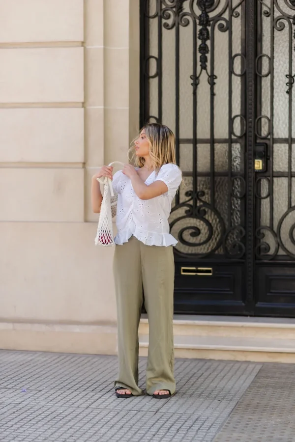 PALAZZO CON ELASTICO EN CINTURA