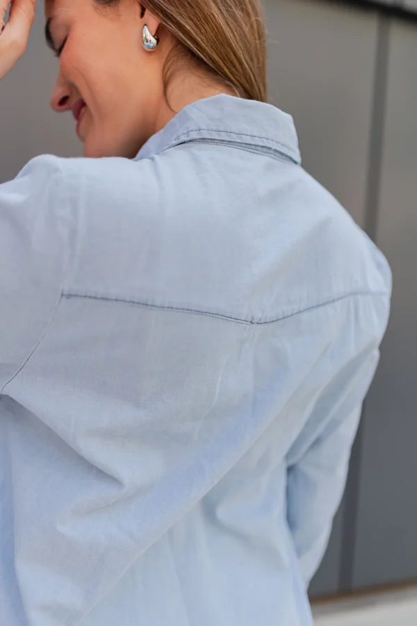 CAMISA JEANS TACHAS ANIMAL PRINT - Imagen 2