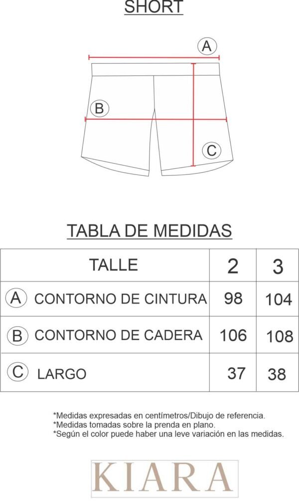 SHORT CON ELASTICO EN CINTURA - Imagen 5