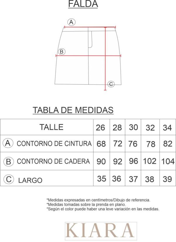 POLLERA DE JEAN CON TACHAS EN EL RUEDO - Imagen 4
