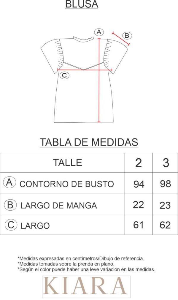 BLUSA CUELLO VOLADO COMBINADO - Imagen 5