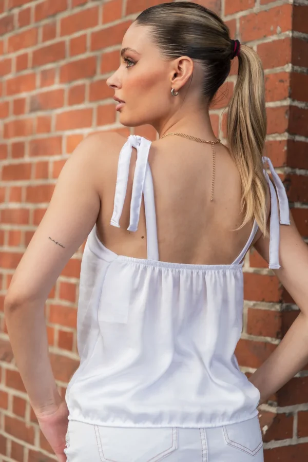 MUSCULOSA RECTA BRETEL PARA ATAR - Imagen 3