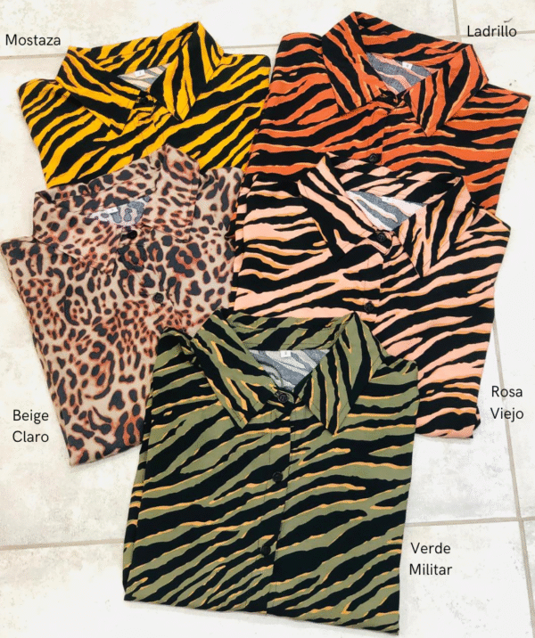 CAMISA OVER ANIMAL PRINT - Imagen 5