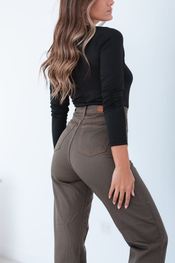 JEAN MOM VERDE MILITAR - Imagen 3